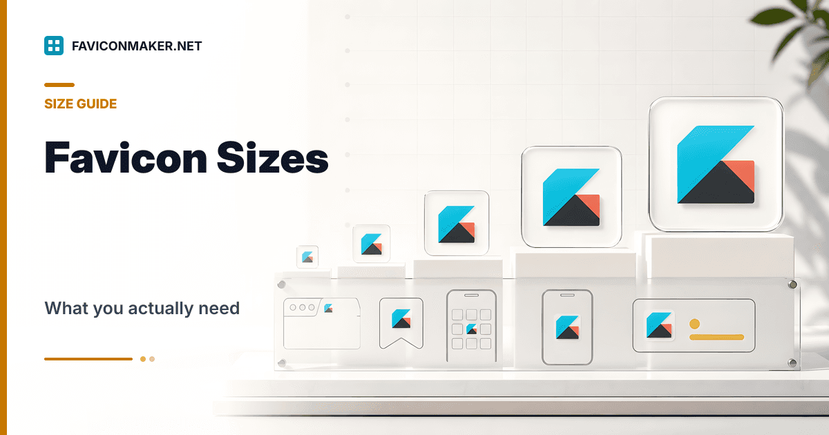 Favicon sizes: what you actually need (and what you can skip)