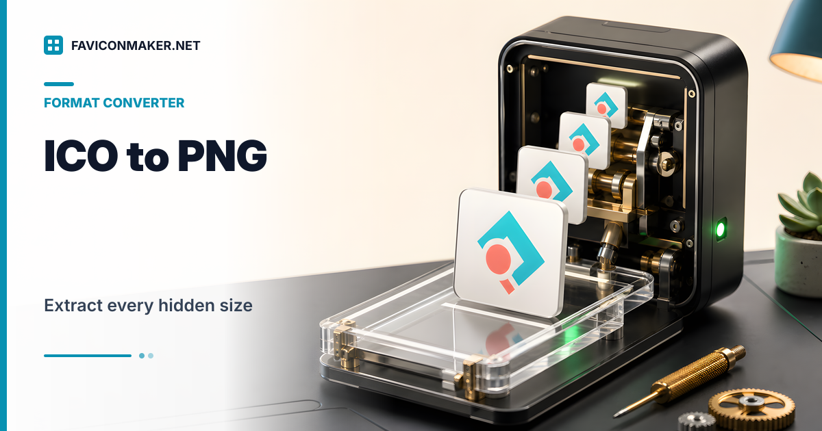 ICO to PNG: extract favicon sizes and pick the best one — FaviconMaker.net